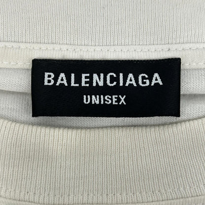 BALENCIAGA Black White Layered Knit T-Shirt Size 1