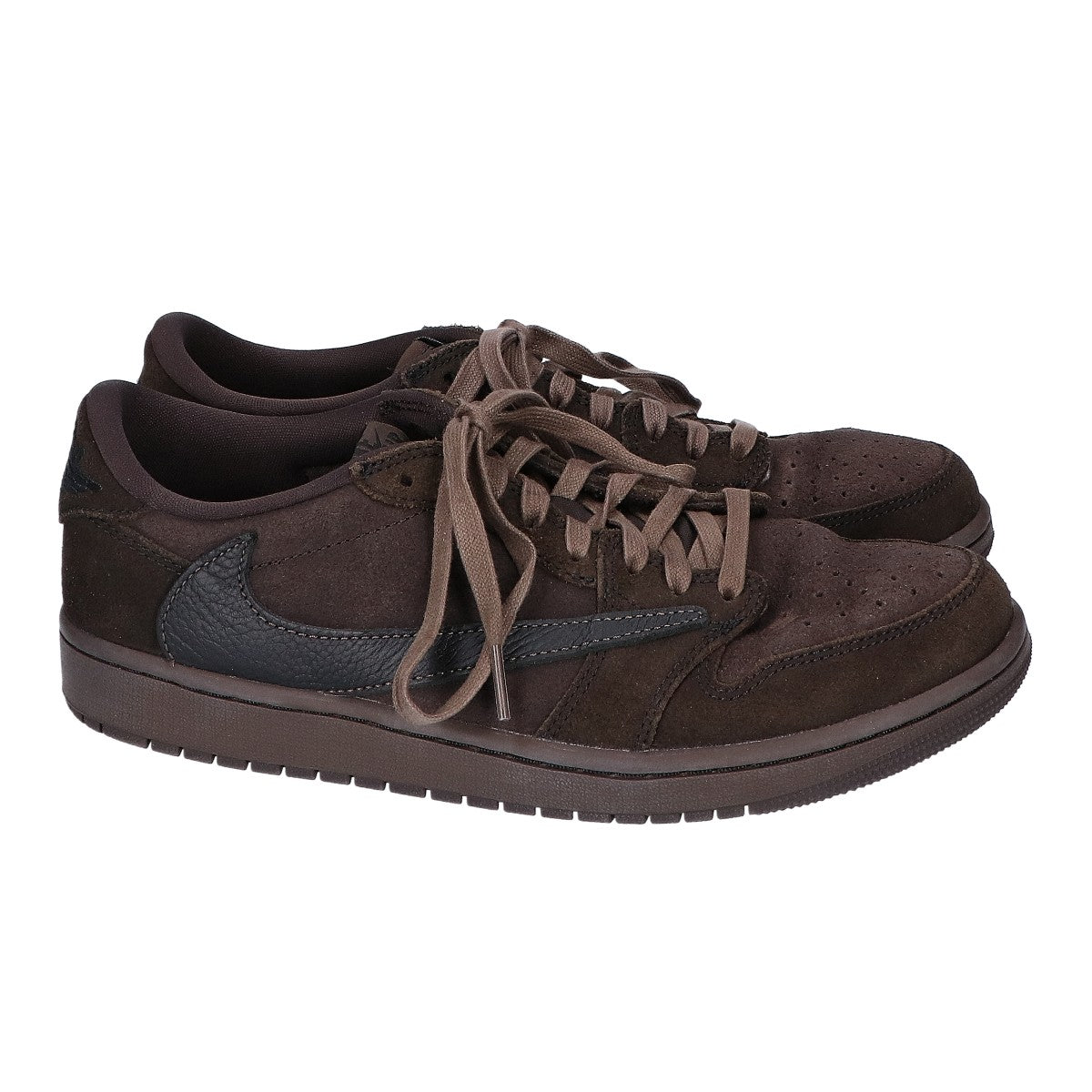 NIKE Travis Scott Air Jordan 1 Low OG Suede Sneakers Size 9