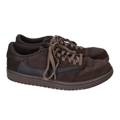 NIKE Travis Scott Air Jordan 1 Low OG Suede Sneakers Size 9