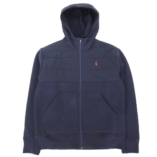 RALPHLAUREN Navy Hybrid Full Zip Hoodie Jacket Size M