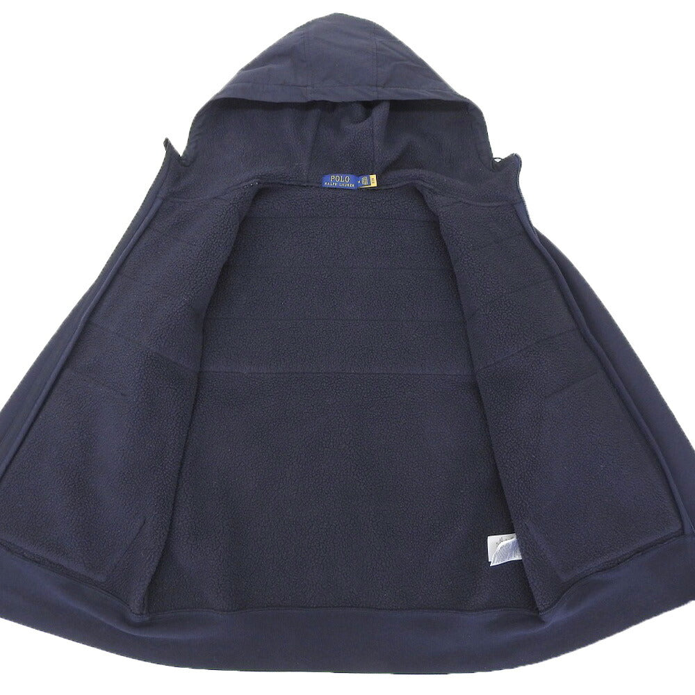 RALPHLAUREN Navy Hybrid Full Zip Hoodie Jacket Size M