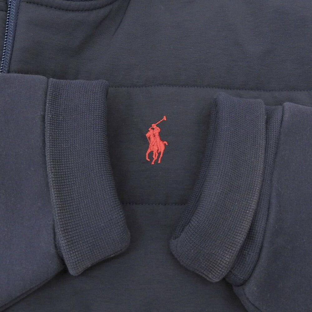 RALPHLAUREN Navy Hybrid Full Zip Hoodie Jacket Size M