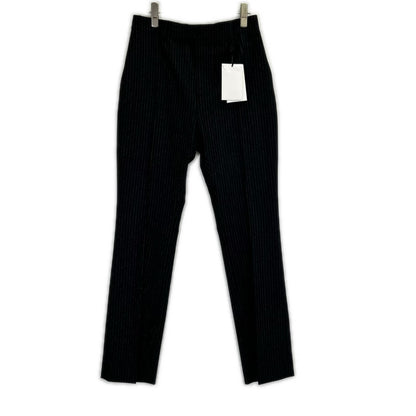 CELINE 22AW Hedi Slimane Flannel Flare Stripe Pants Size 46