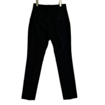 CELINE 22AW Hedi Slimane Flannel Flare Stripe Pants Size 46