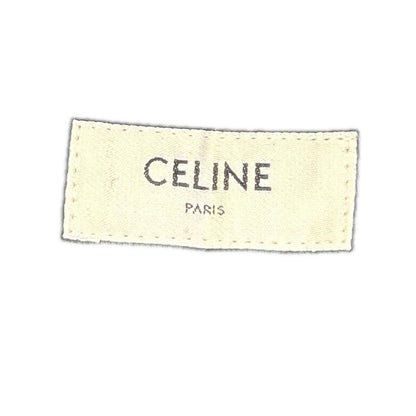 CELINE 22AW Hedi Slimane Flannel Flare Stripe Pants Size 46