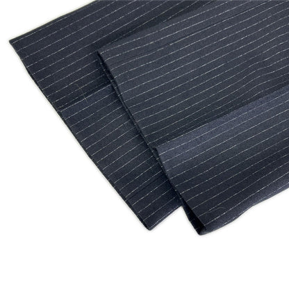 CELINE 22AW Hedi Slimane Flannel Flare Stripe Pants Size 46