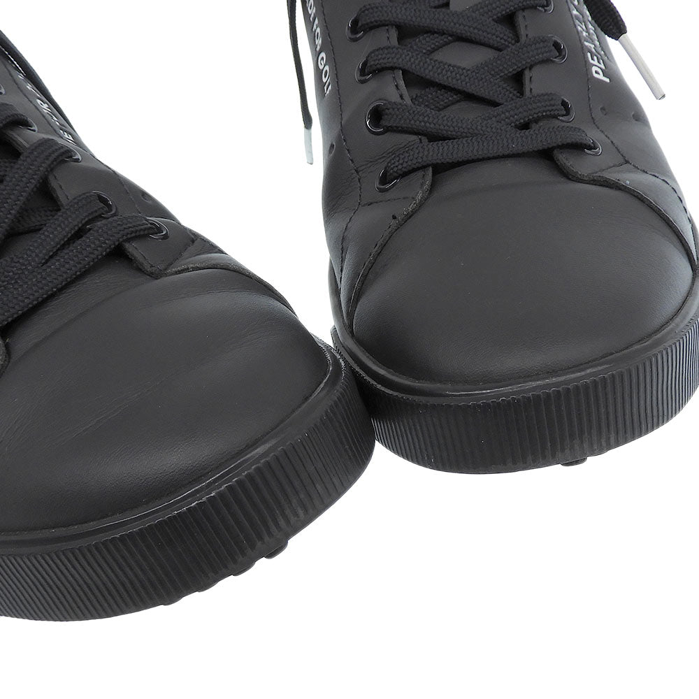 PEARLY GATES Golf Sneakers Navy Synthetic Leather Size 27.5