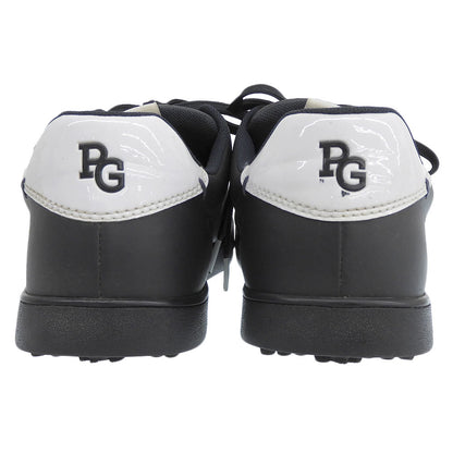 PEARLY GATES Golf Sneakers Navy Synthetic Leather Size 27.5