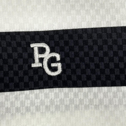 PEARLY GATES Tricool Seersucker White/Black Poly Size 5