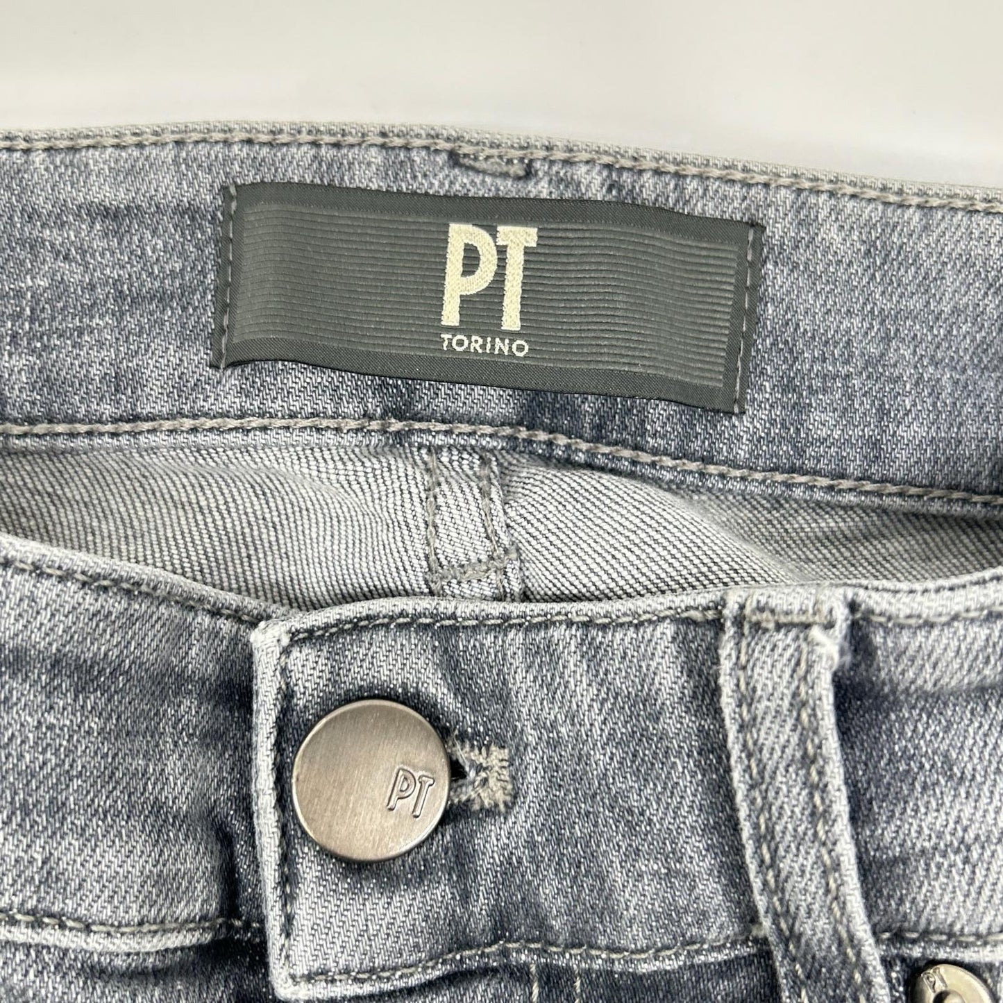 PT TORINO Swing Denim Jeans Gray Cotton Size 30