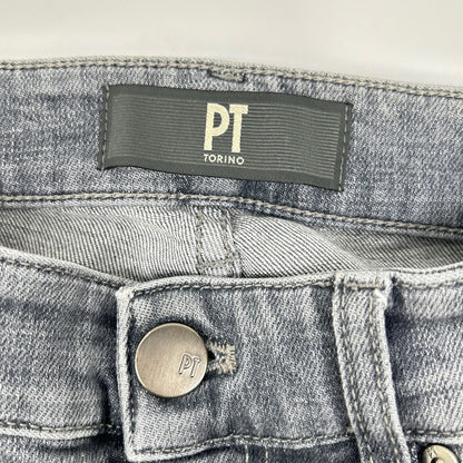 PT TORINO Swing Denim Jeans Gray Cotton Size 30