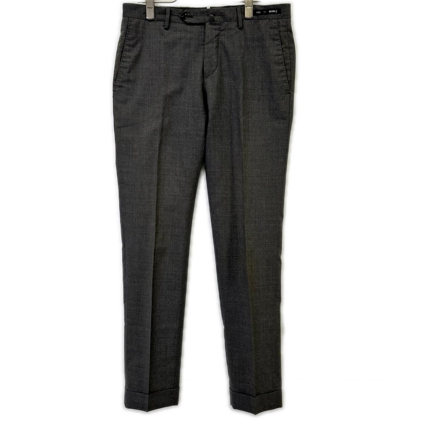 Per BEAMSF EVO FIT Wool Slacks Gray Size 46