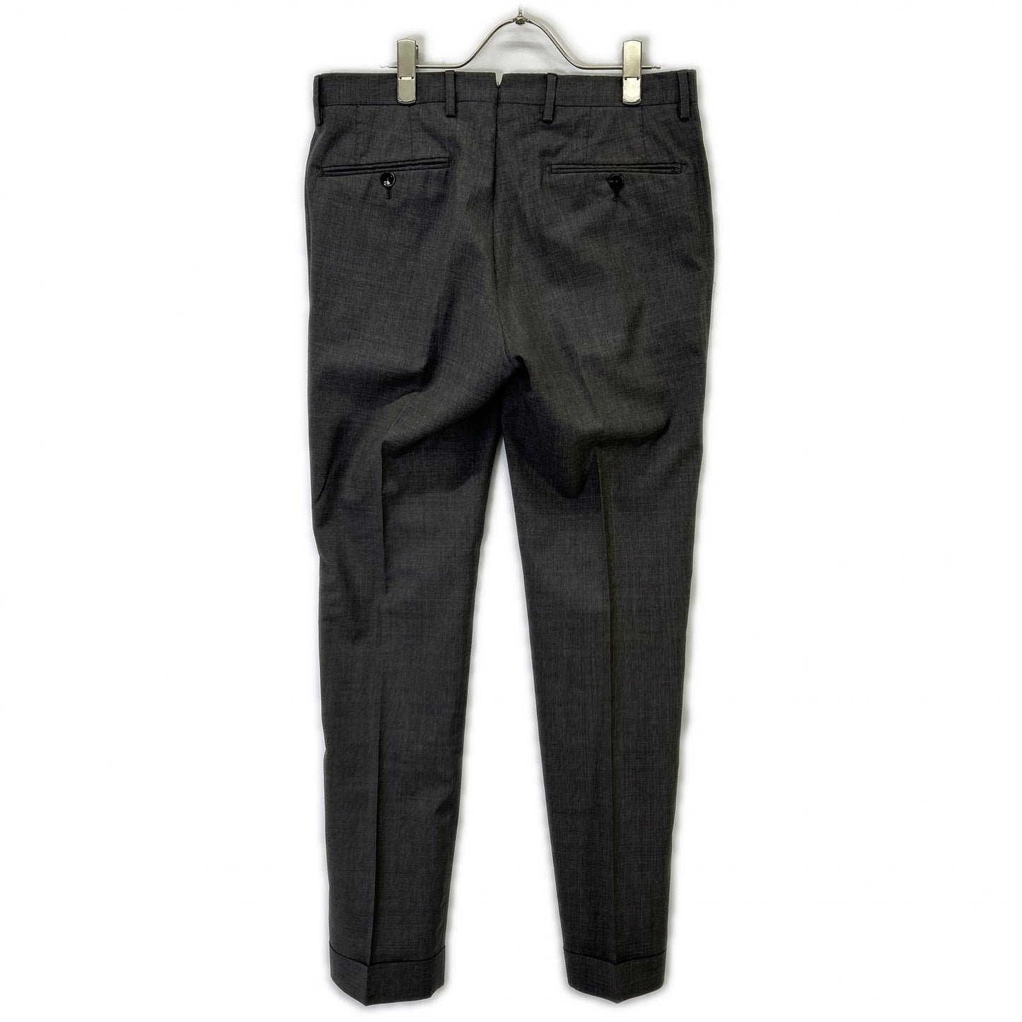 Per BEAMSF EVO FIT Wool Slacks Gray Size 46