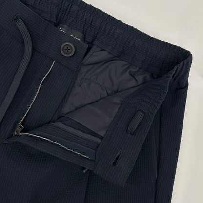 HERNO Laminar Easy Pants Navy Polyester Size S