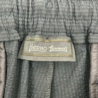 HERNO Laminar Easy Pants Navy Polyester Size S