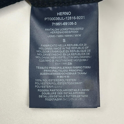 HERNO Laminar Easy Pants Navy Polyester Size S