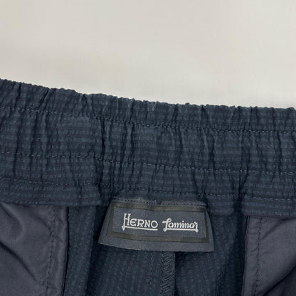 HERNO Laminar Easy Pants Navy Polyester Size S