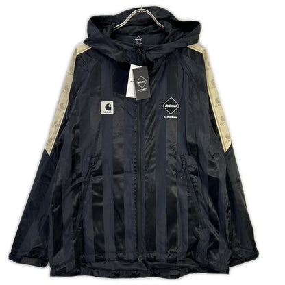CARHARTT FCRB F.C.Real Bristol Warm-Up Black Nylon Jacket Size L
