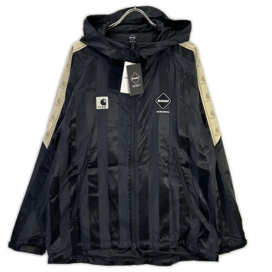 CARHARTT FCRB F.C.Real Bristol Warm-Up Black Nylon Jacket Size L
