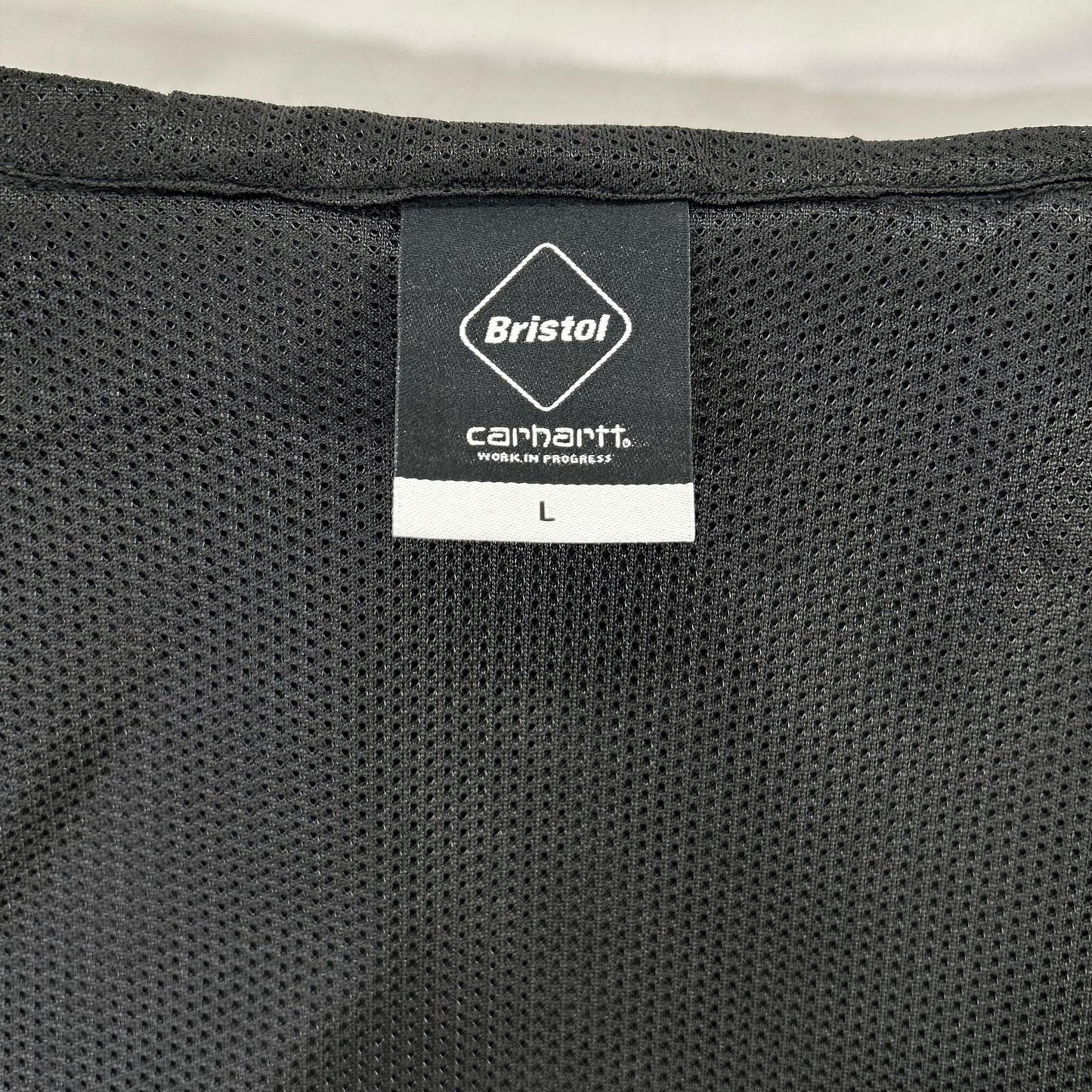 CARHARTT FCRB F.C.Real Bristol Warm-Up Black Nylon Jacket Size L