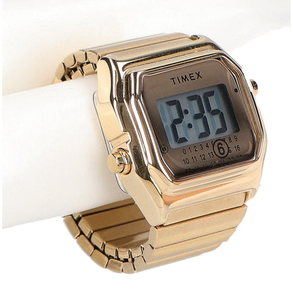 MM6 x TIMEX T80 Ring Watch Gold Stainless Steel Size M/L