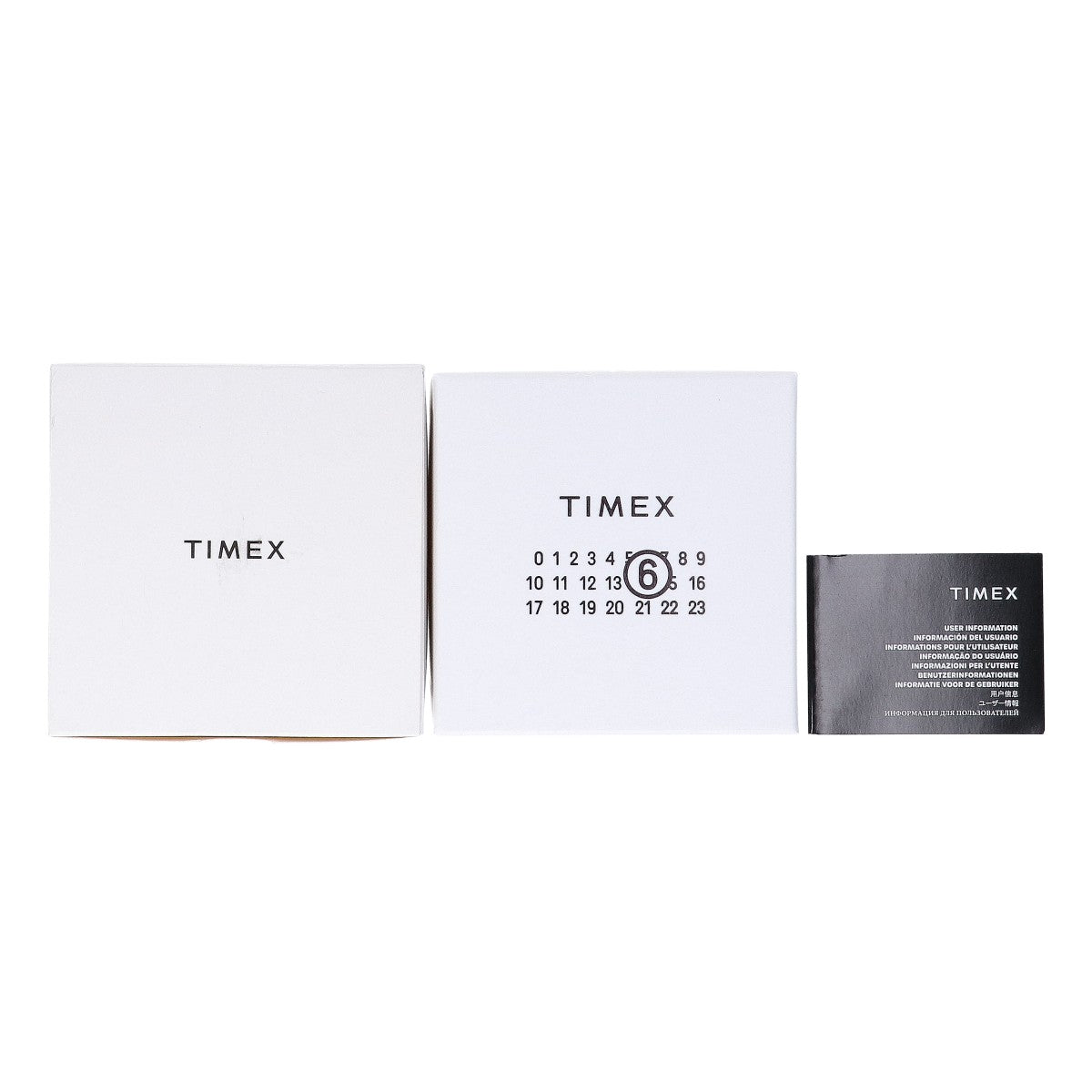 MM6 x TIMEX T80 Ring Watch Gold Stainless Steel Size M/L