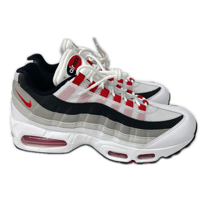 NIKE Air Max 95 Big Bubble Sneakers White/Red Size 27.5