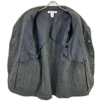 COMMEdesGARCONS SHIRT Wool Nylon Serge Jacket Gray Size M