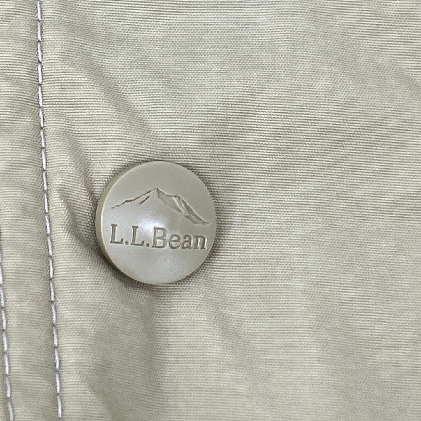 L.L.Bean Windy Ridge Nylon Jacket Beige Size L