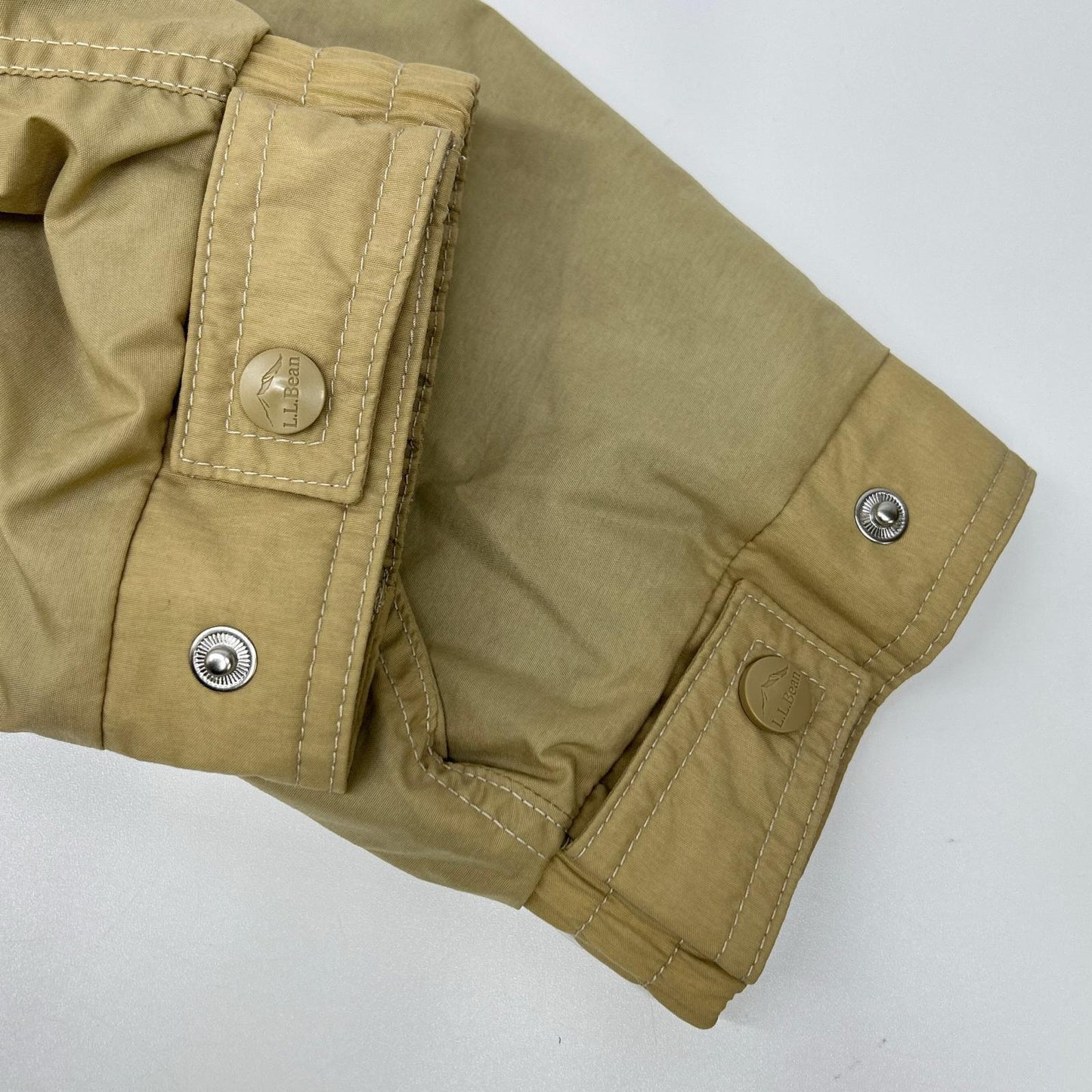 L.L.Bean Windy Ridge Nylon Jacket Beige Size L