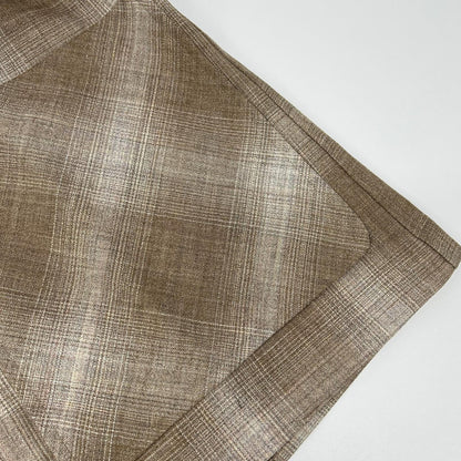PENDLETON Tomorrowland Ombre Check Wool Jacket Brown Size M
