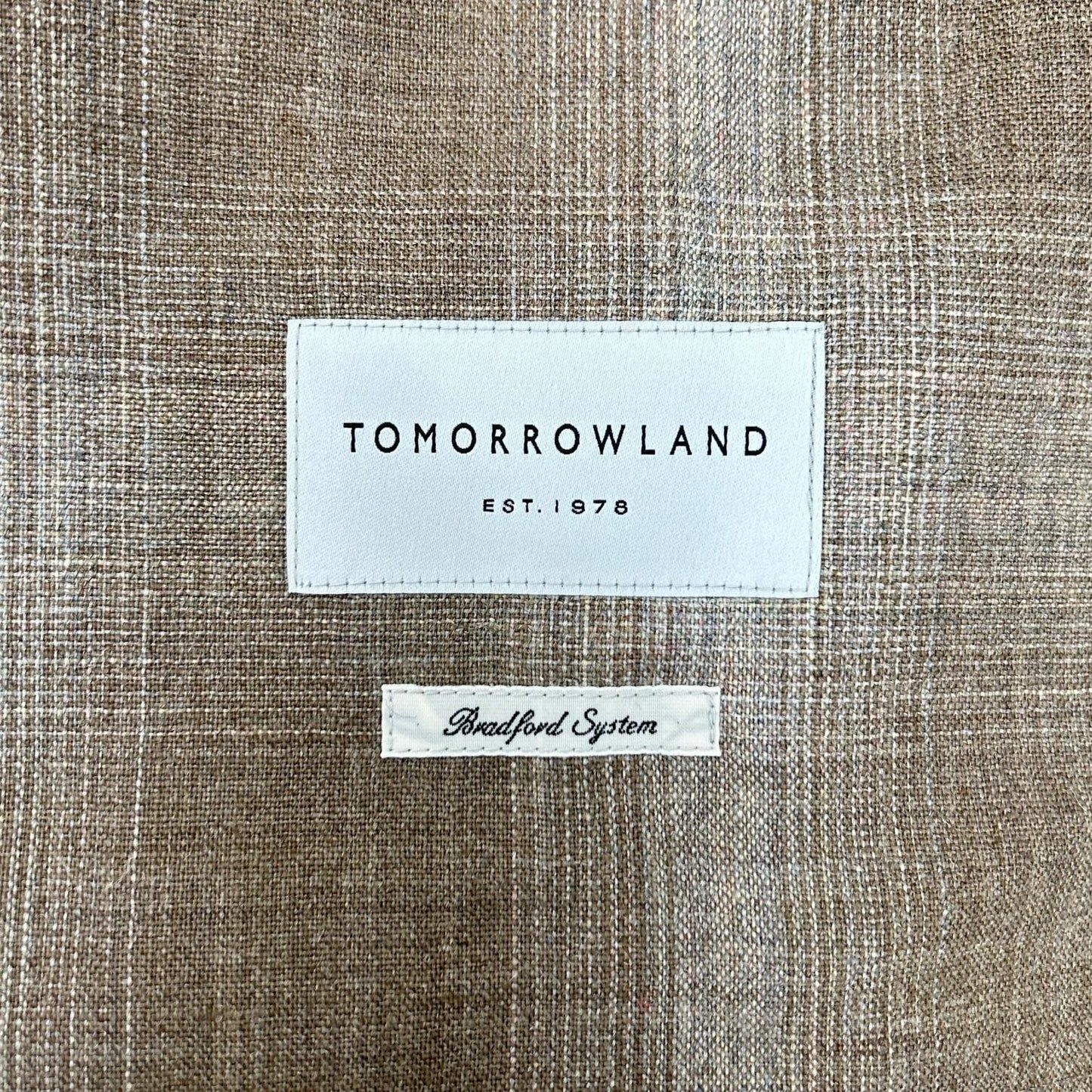 PENDLETON Tomorrowland Ombre Check Wool Jacket Brown Size M