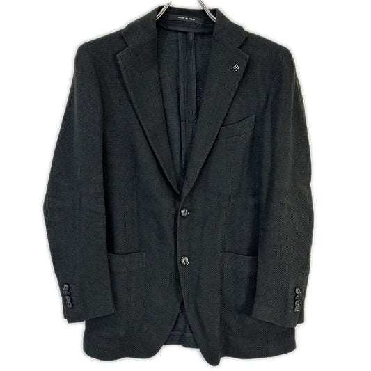 TAGLIATORE G-DAKAR22K Black Silk Knit Jacket Size 42