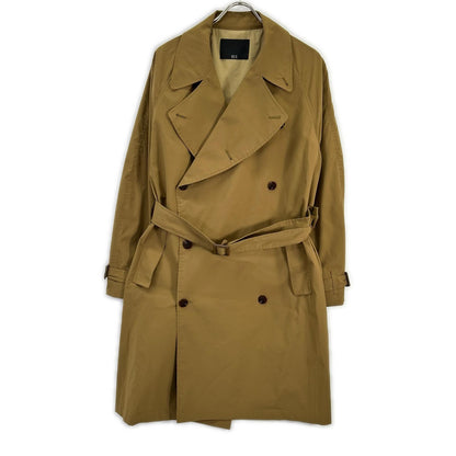 ES:S 23WCO-PTYP-101 Dark Beige Trench Coat Size 0