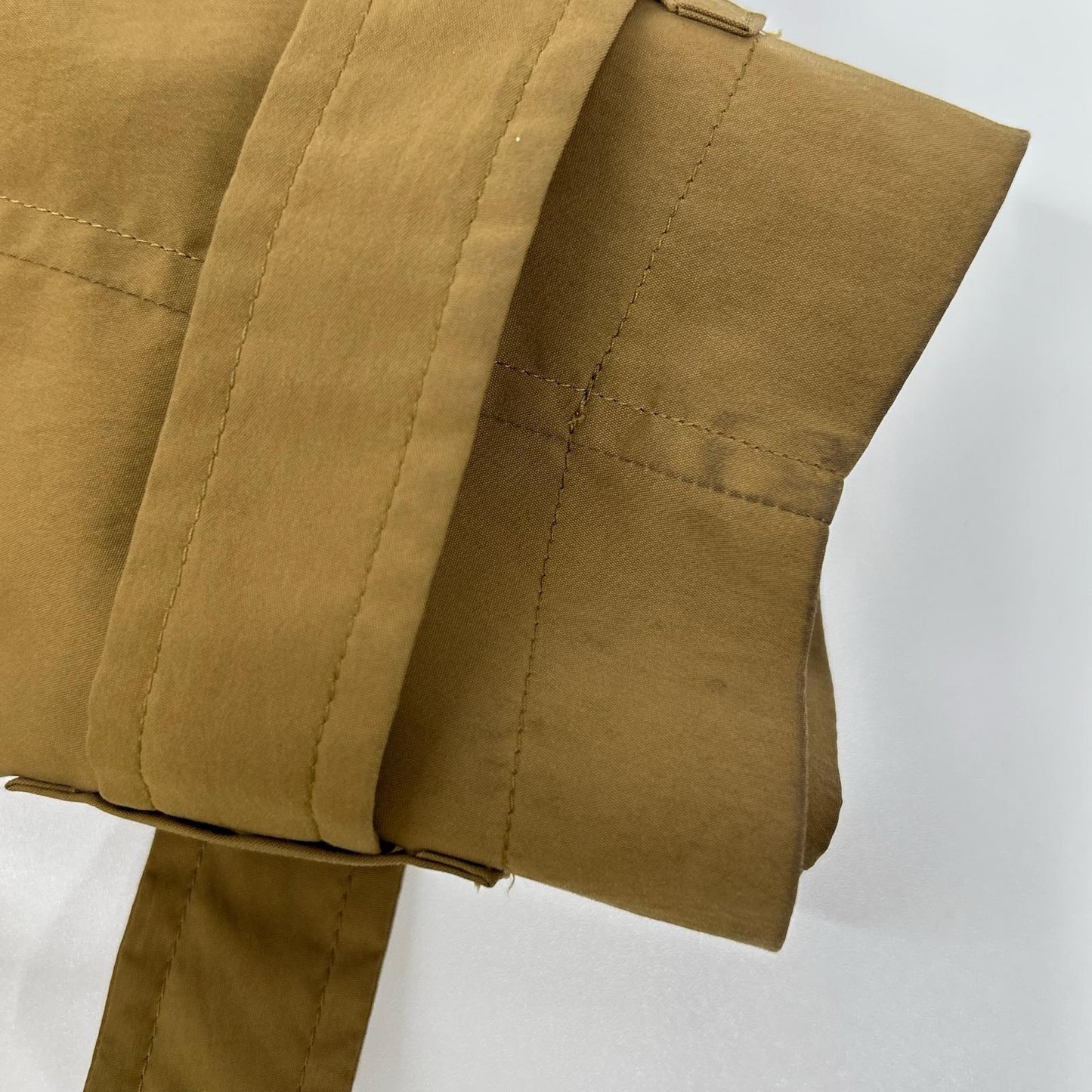 ES:S 23WCO-PTYP-101 Dark Beige Trench Coat Size 0
