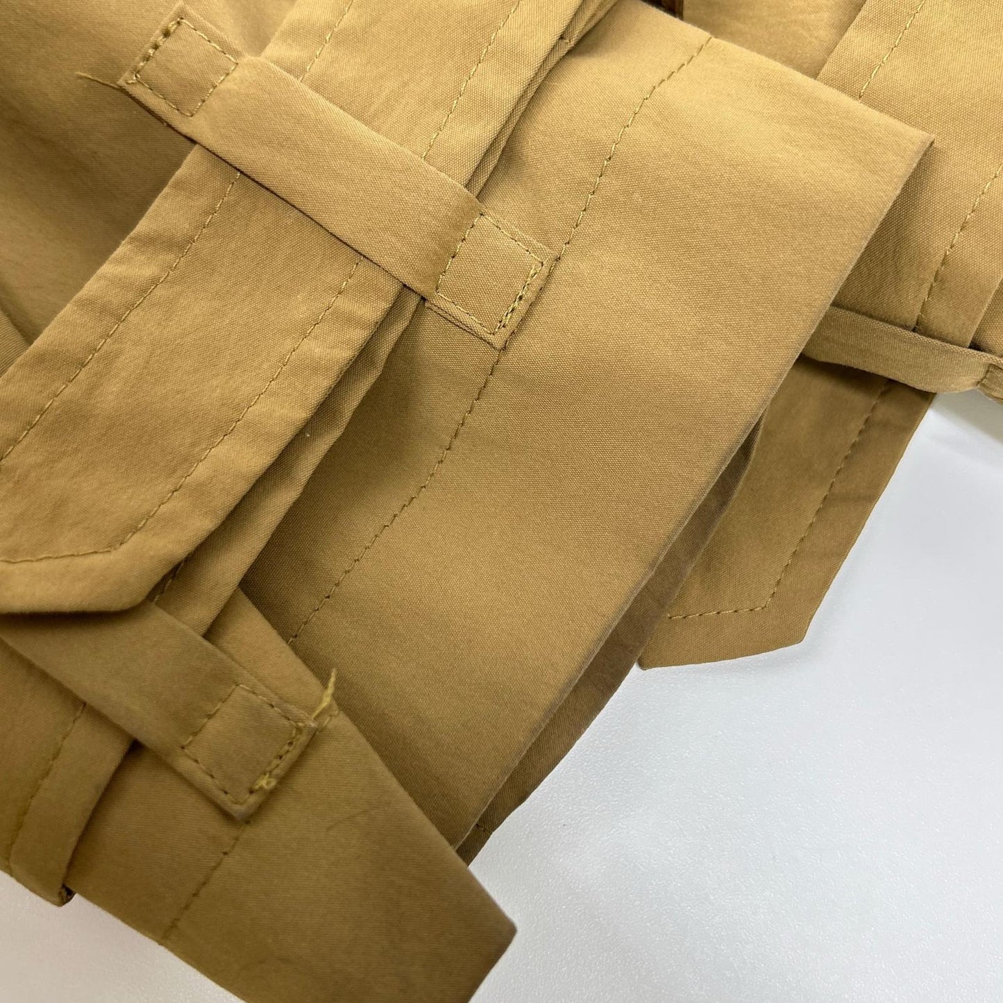 ES:S 23WCO-PTYP-101 Dark Beige Trench Coat Size 0