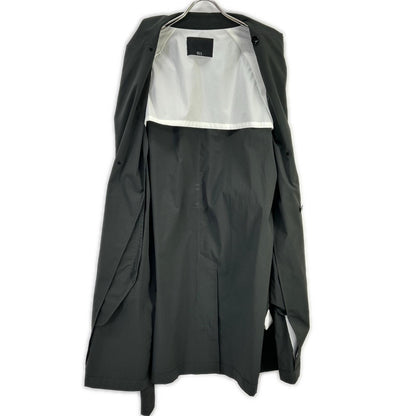 ES:S 23WCO-PTYP-101 Charcoal Green Trench Coat Size 0