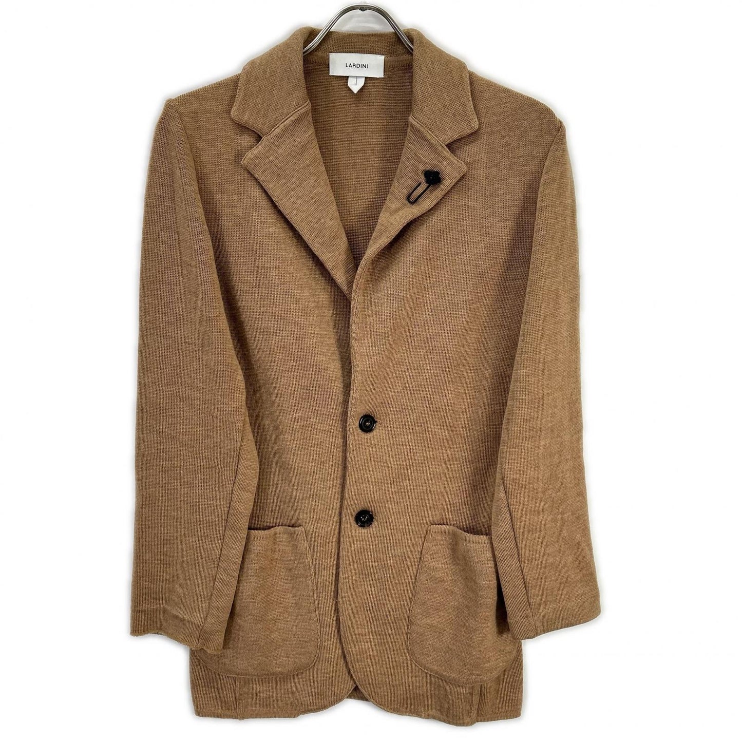 LARDINI JYLJM56J Brown Wool Jacket Size XXS