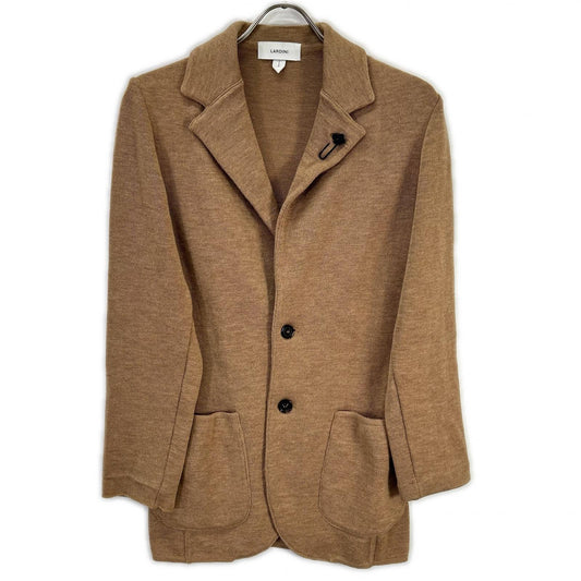 LARDINI JYLJM56J Brown Wool Jacket Size XXS