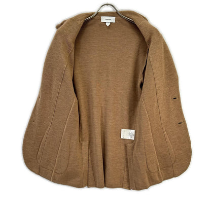 LARDINI JYLJM56J Brown Wool Jacket Size XXS