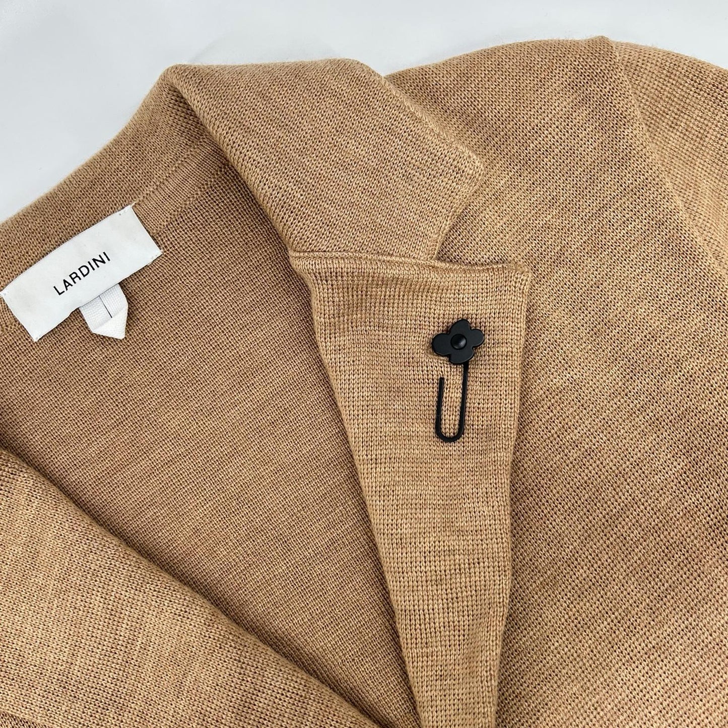 LARDINI JYLJM56J Brown Wool Jacket Size XXS