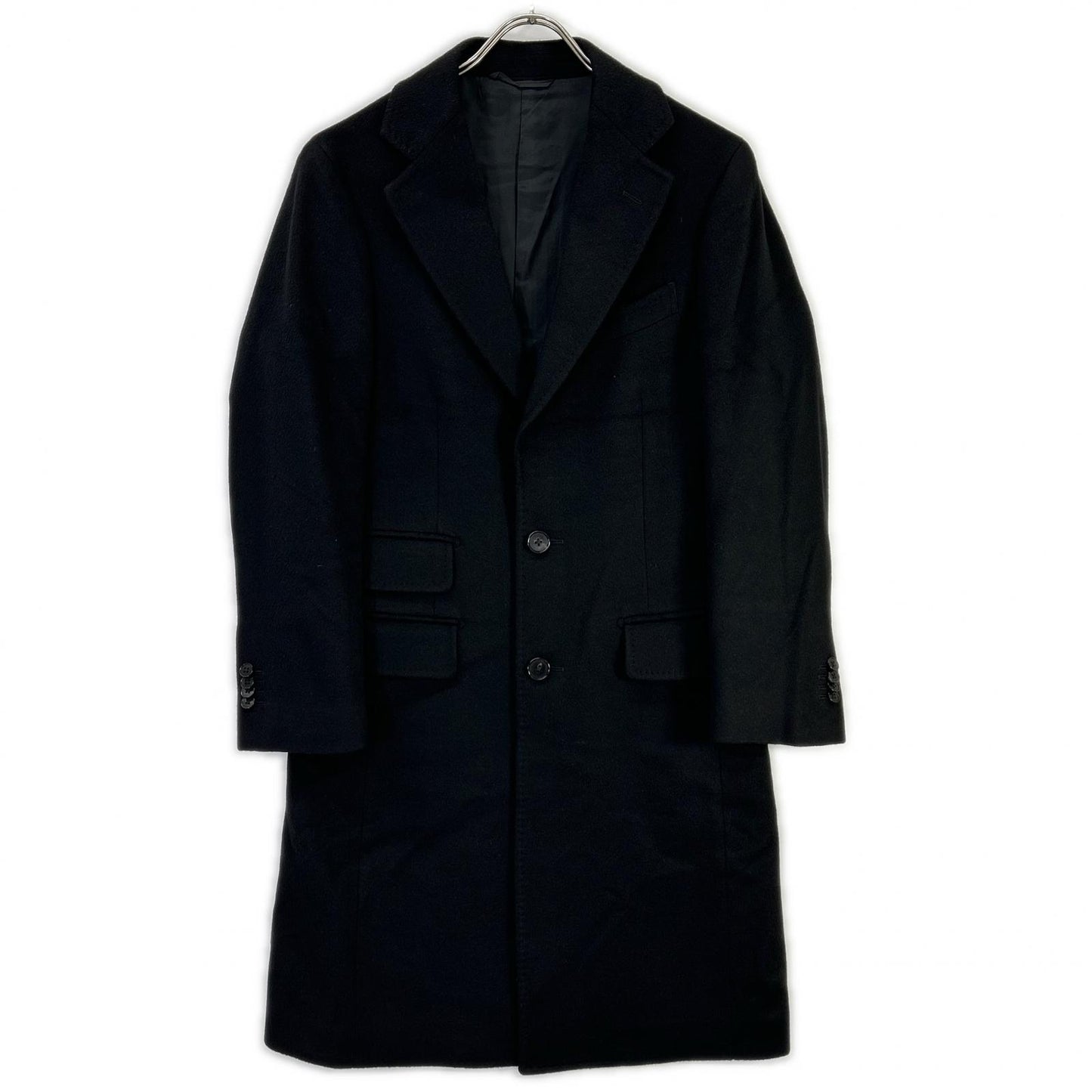 UNIVERSAL LANGUAGE Colombo Cashmere Coat Black Size S