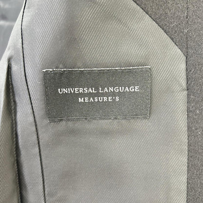 UNIVERSAL LANGUAGE Colombo Cashmere Coat Black Size S