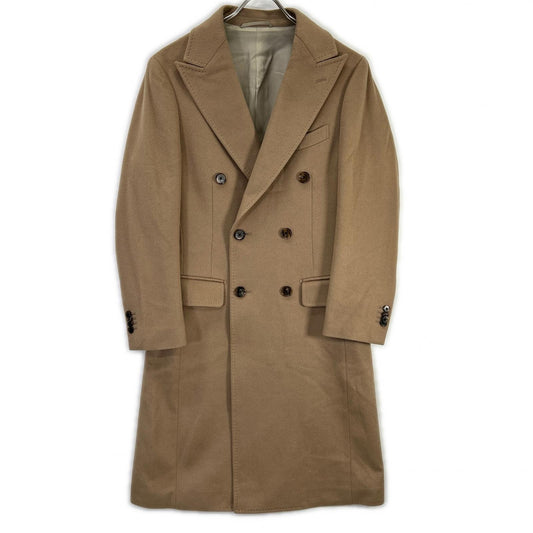 UNIVERSAL LANGUAGE Colombo Cashmere Double Coat Camel Size S