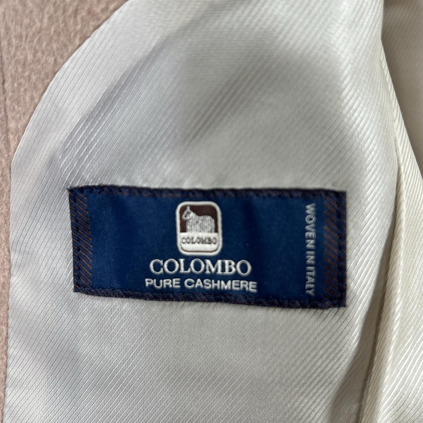 UNIVERSAL LANGUAGE Colombo Cashmere Double Coat Camel Size S