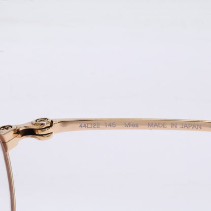 YUICHI TOYAMA Crown Panto Eyewear Rose Gold/Taupe Size 44x22