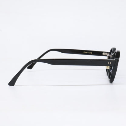 EnaLloid Comus Octagon Shape Eyewear Black Size 45x23-145