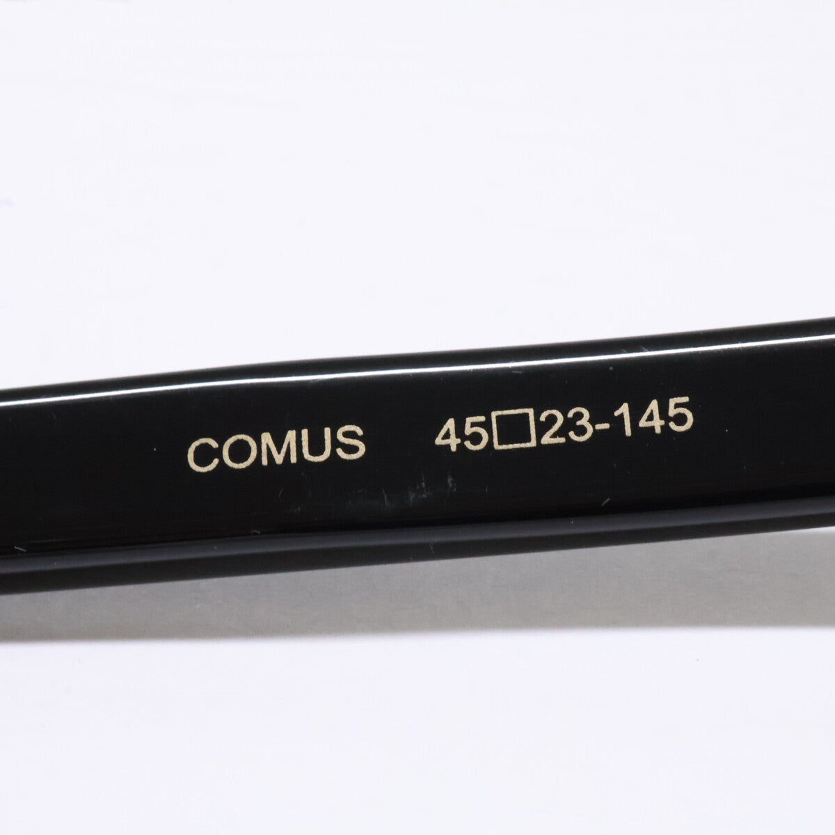 EnaLloid Comus Octagon Shape Eyewear Black Size 45x23-145