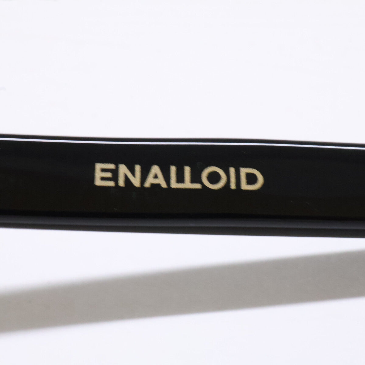 EnaLloid Comus Octagon Shape Eyewear Black Size 45x23-145