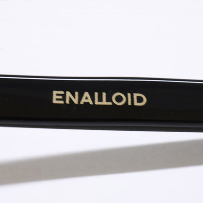 EnaLloid Comus Octagon Shape Eyewear Black Size 45x23-145